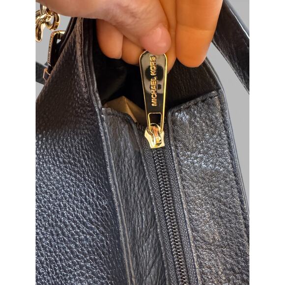 Michael Kors Astor Studded Black Leather Hobo Bag - Like New - Picture 15 of 16